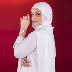 وشاح أبيض وشاح أساسي