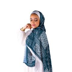 تاج محل وشاح مطبوع