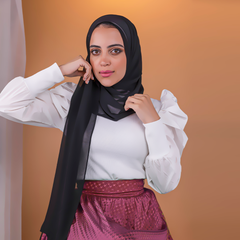 وشاح أسود وشاح أساسي