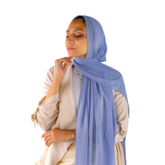 وشاح أزرق وشاح أساسي