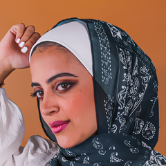 تاج محل وشاح مطبوع